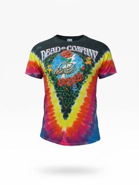 Dead & Company Summer Tour 2022 Tie Dye T Shirt XL Grateful Dead Mayer